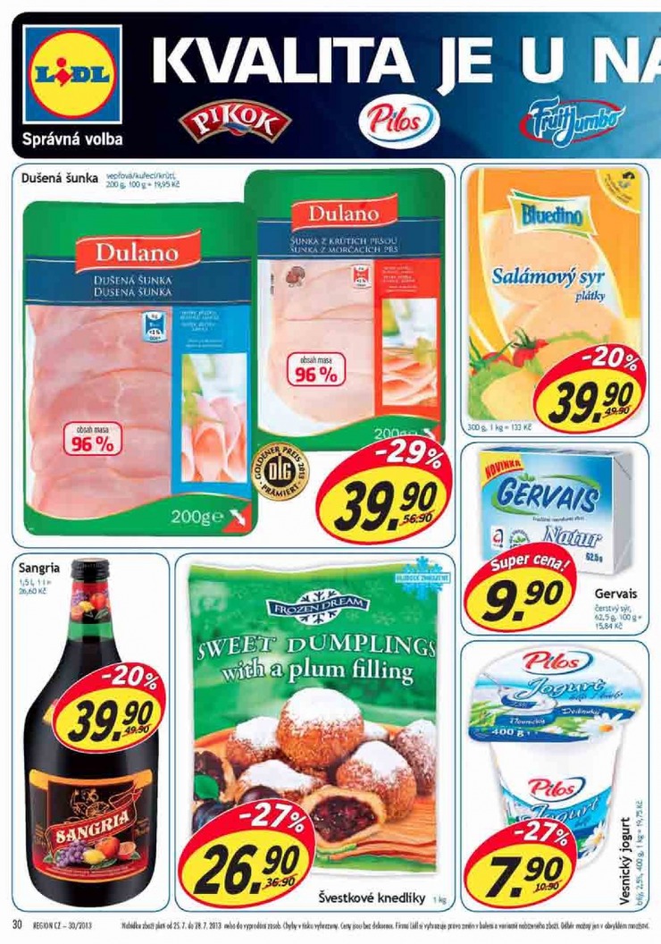 let�k Lidl Ak�n� nab�dka od 22.7.2013 strana 1