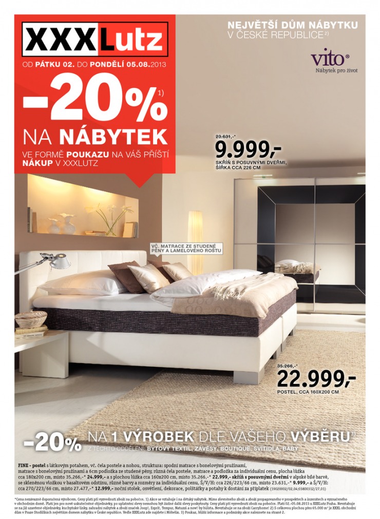 letk XXXLutz Aktuln prospekt od 15.7.2013 strana 1