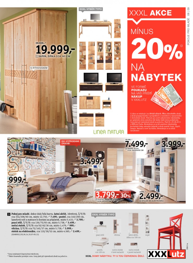 let�k XXXLutz Aktu�ln� prospekt od 15.7.2013 strana 1