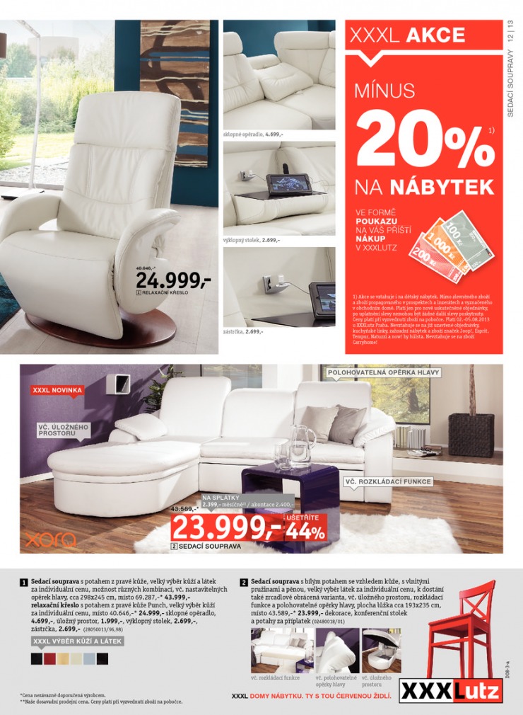 let�k XXXLutz Aktu�ln� prospekt od 15.7.2013 strana 1