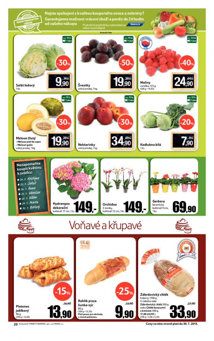 leták Tesco velké hypermarkety od 24.7.2013 strana 1 leták Tesco velké hypermarkety od 24.7.2013 strana 1