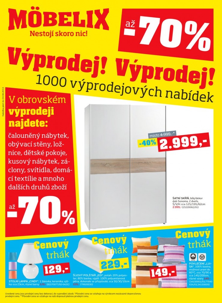 letk Mobelix Aktuln prospekt od 22.7.2013 strana 1