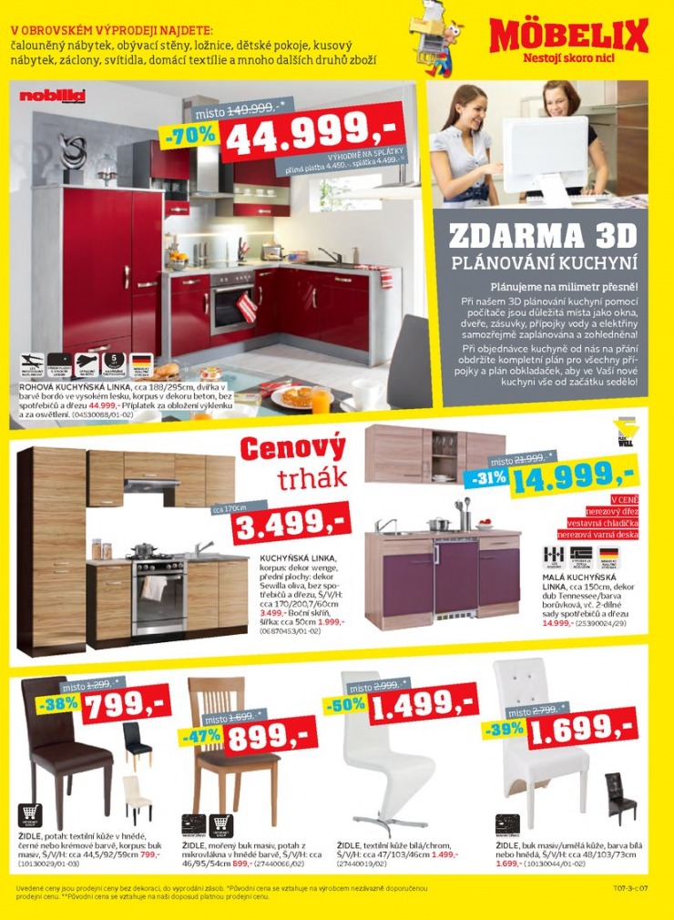 leták Mobelix Aktuální prospekt od 22.7.2013 strana 1 leták Mobelix Aktuální prospekt od 22.7.2013 strana 1
