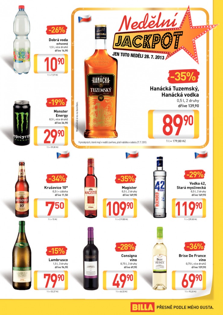 let�k Billa velk� od 24.7.2013 strana 1