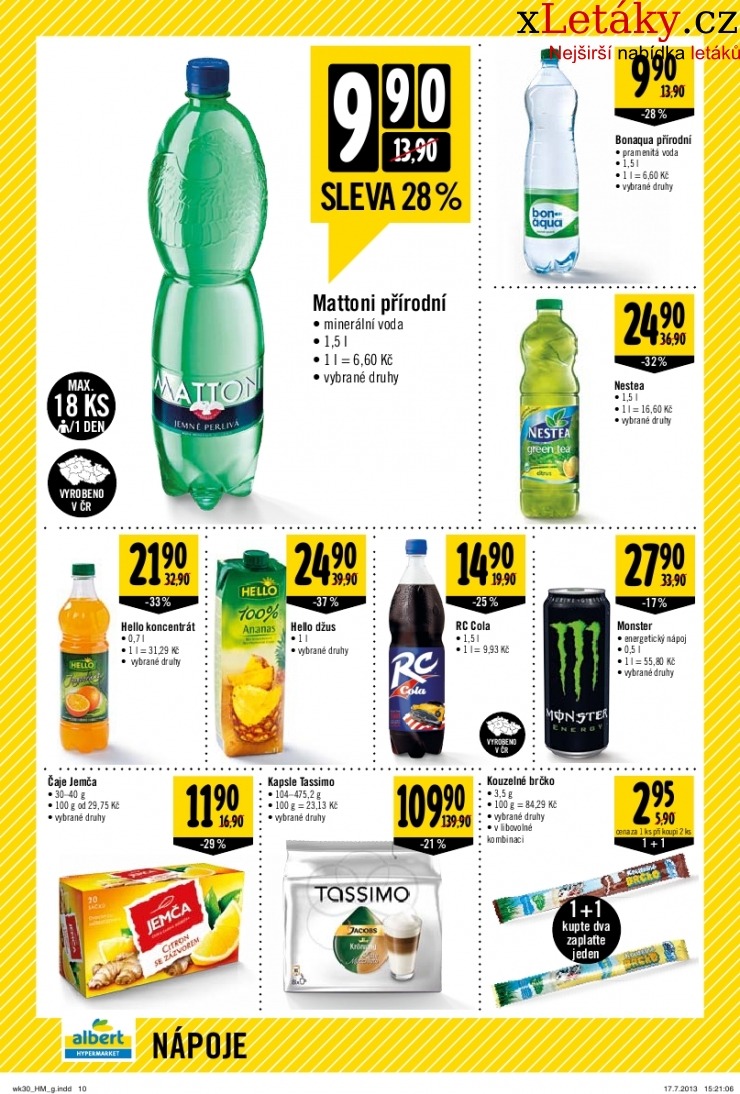 leták Albert Hypermarket akční leták  strana 1 leták Albert Hypermarket akční leták strana 1