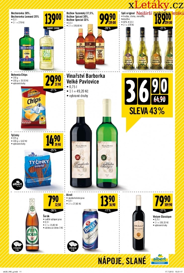 leták Albert Hypermarket akční leták  strana 1 leták Albert Hypermarket akční leták strana 1