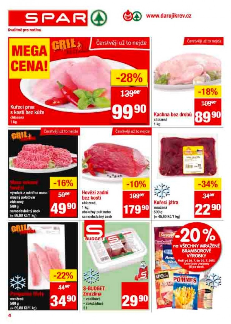 leták Interspar nabídka Spar od 24.7.2013 strana 1 leták Interspar nabídka Spar od 24.7.2013 strana 1