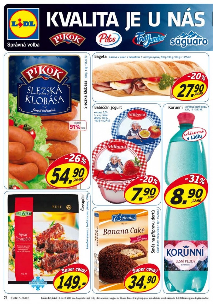 let�k Lidl Ak�n� nab�dka od 28.7.2013 strana 1