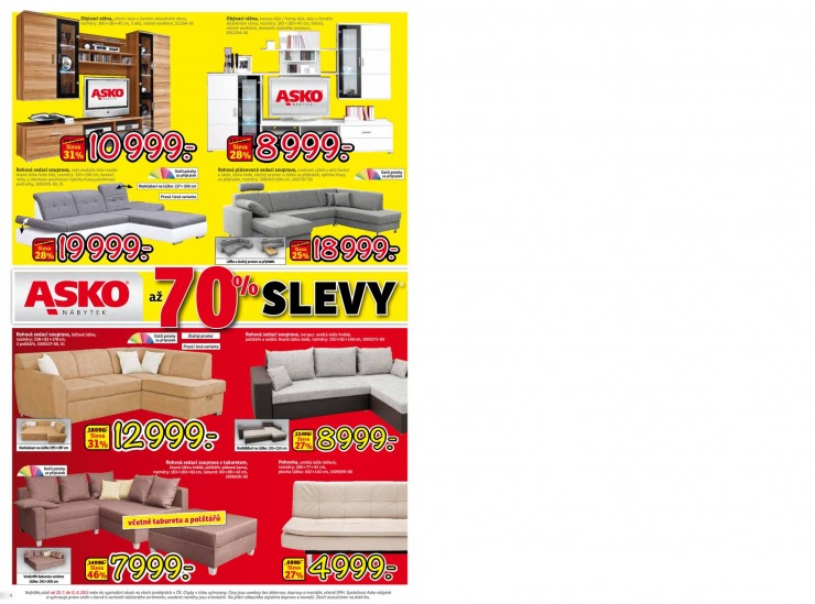 let�k Asko n�bytek plat� pro E-shop, Brno, Hradec, Mladou Boleslav, Plze�, Prahu, Teplice a Zl�n od 25.7.2013 strana 1
