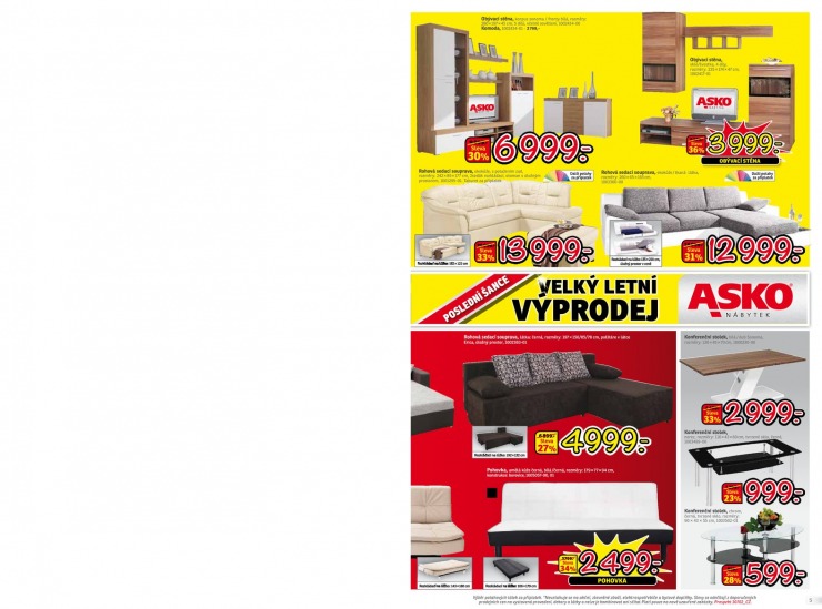 let�k Asko n�bytek plat� pro E-shop, Brno, Hradec, Mladou Boleslav, Plze�, Prahu, Teplice a Zl�n od 25.7.2013 strana 1