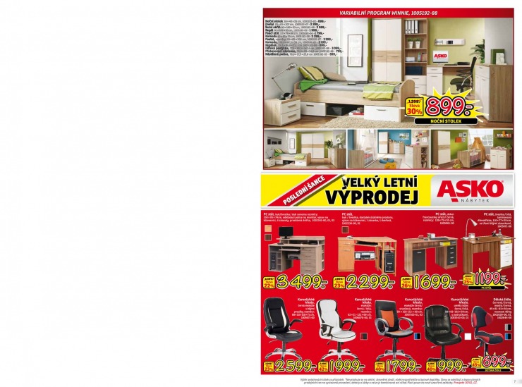 let�k Asko n�bytek plat� pro E-shop, Brno, Hradec, Mladou Boleslav, Plze�, Prahu, Teplice a Zl�n od 25.7.2013 strana 1