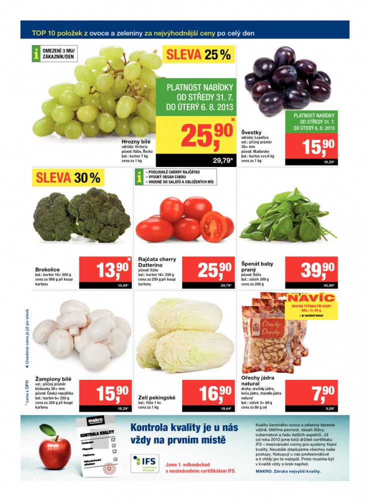 leták Makro Maloobchod od 31.7.2013 strana 1 leták Makro Maloobchod od 31.7.2013 strana 1