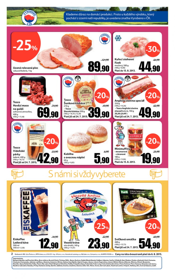 leták Tesco supermarkety od 31.7.2013 strana 1 leták Tesco supermarkety od 31.7.2013 strana 1