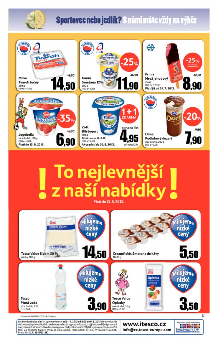leták Tesco supermarkety od 31.7.2013 strana 1 leták Tesco supermarkety od 31.7.2013 strana 1