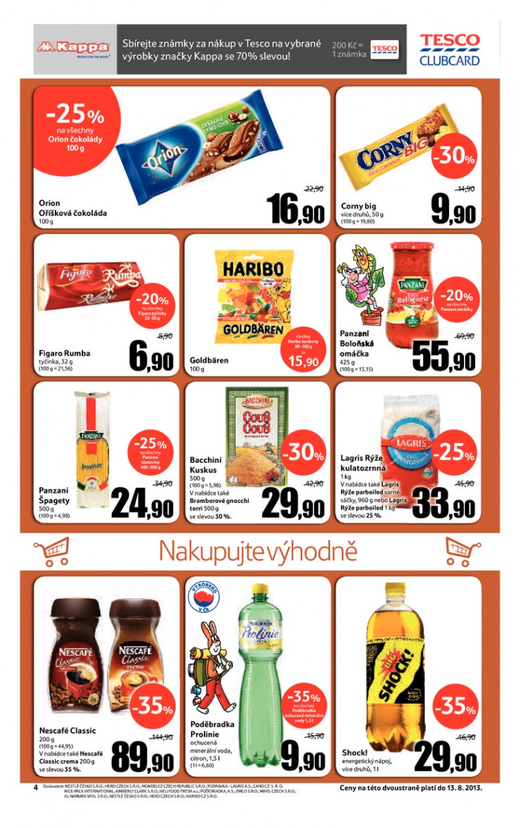 let�k Tesco supermarkety od 31.7.2013 strana 1