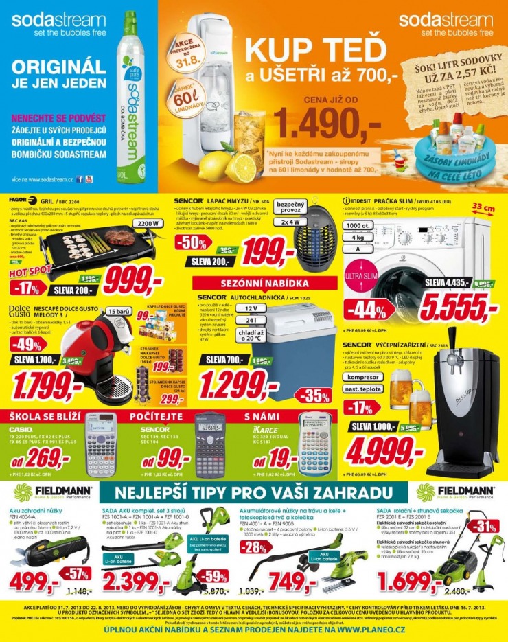 leták Planeo Elektro Akční leták od 31.7.2013 strana 1 leták Planeo Elektro Akční leták od 31.7.2013 strana 1