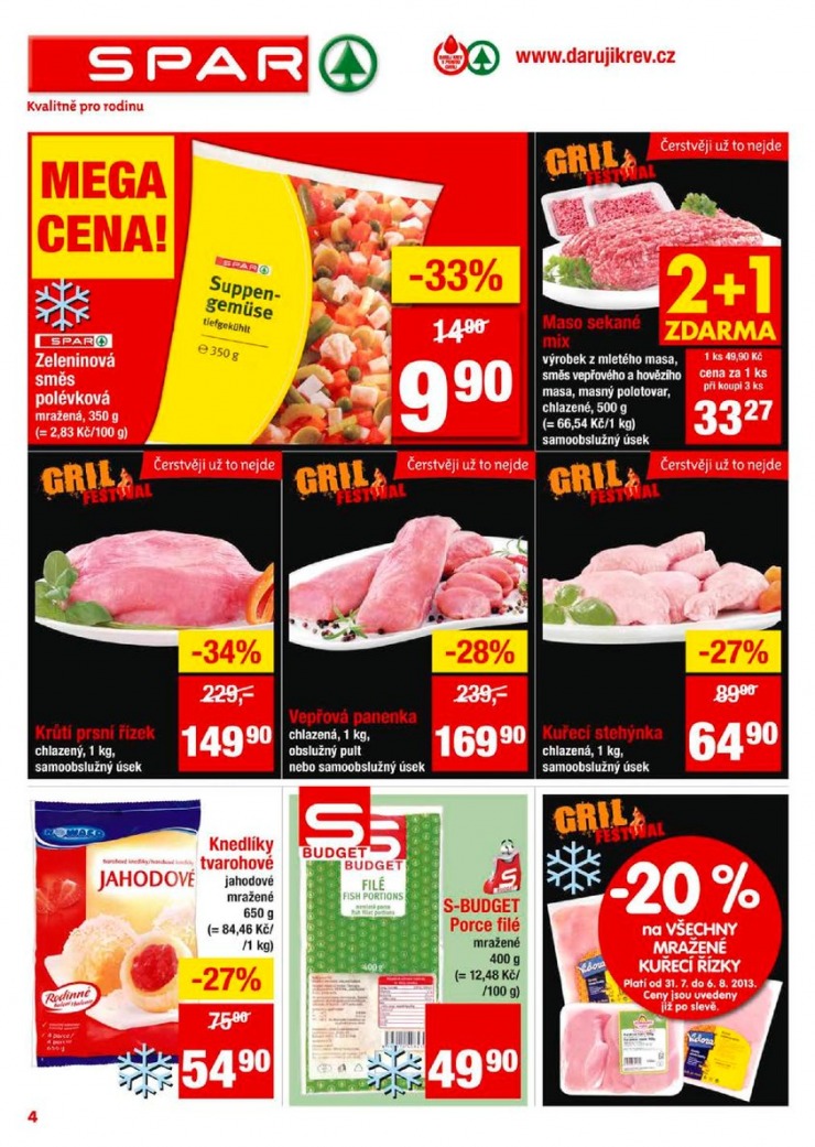 leták Interspar nabídka Spar od 31.7.2013 strana 1 leták Interspar nabídka Spar od 31.7.2013 strana 1
