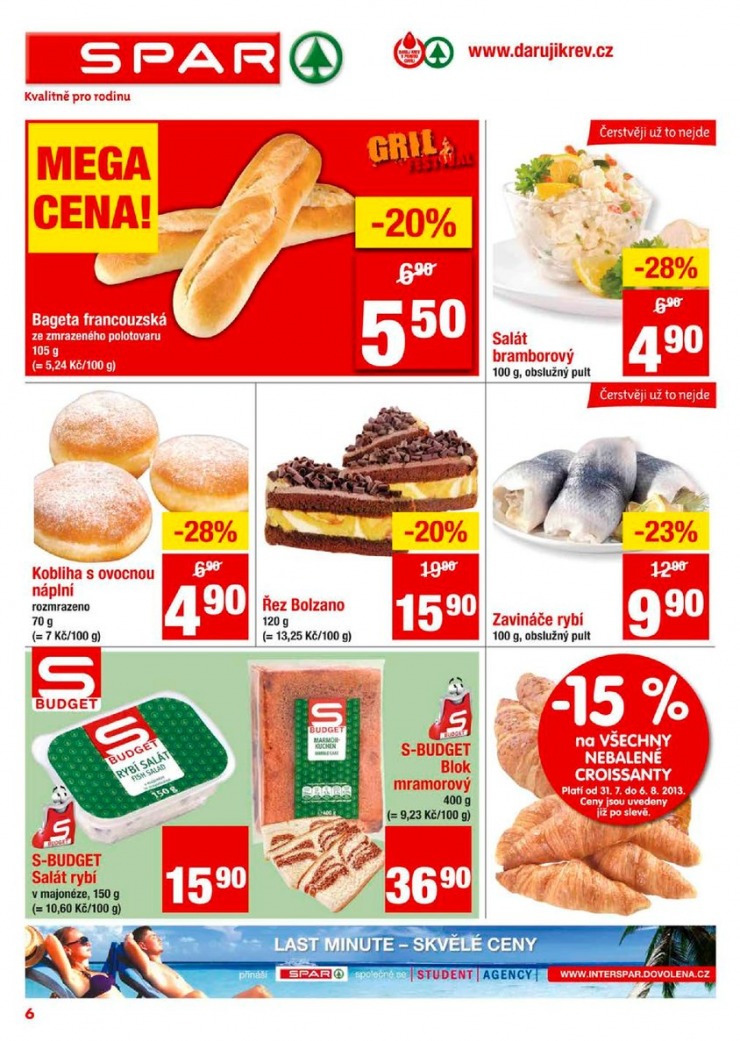 leták Interspar nabídka Spar od 31.7.2013 strana 1 leták Interspar nabídka Spar od 31.7.2013 strana 1
