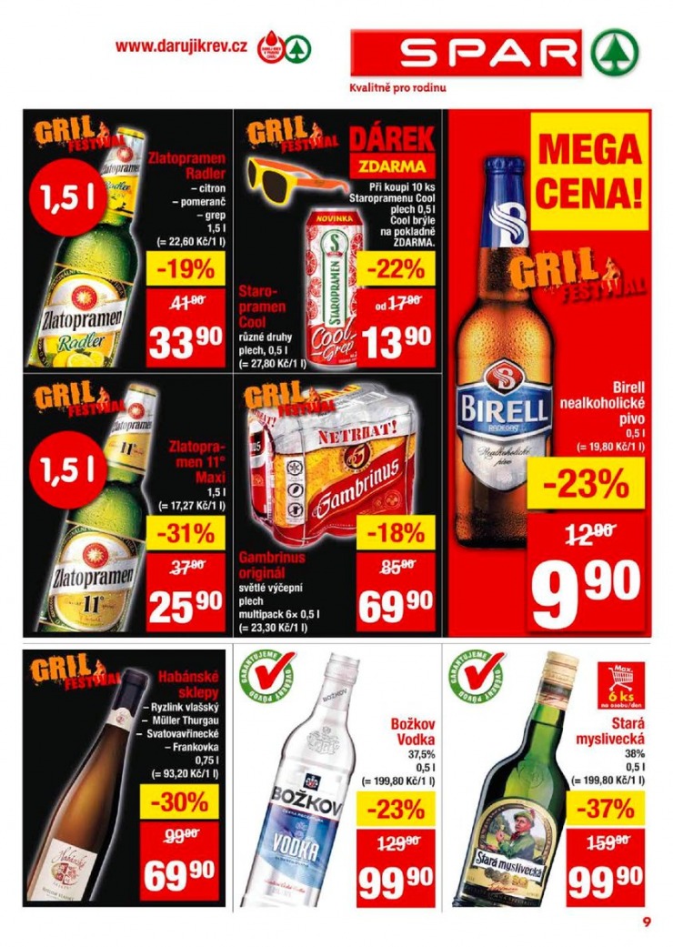 letk Interspar nabdka Spar od 31.7.2013 strana 1