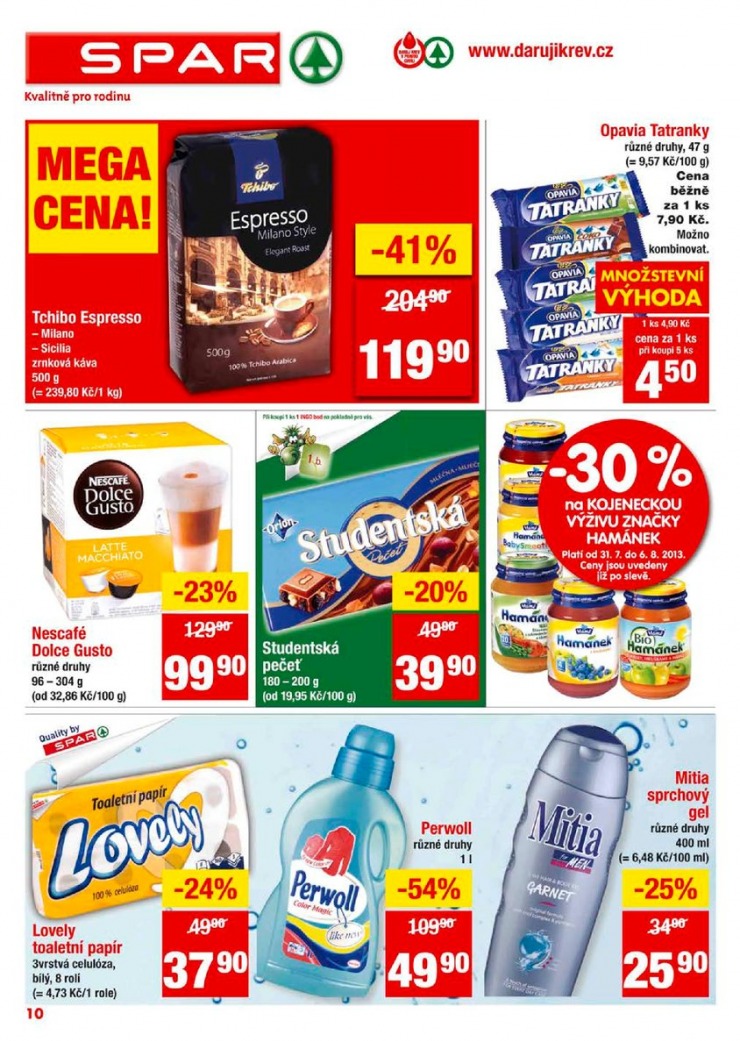 leták Interspar nabídka Spar od 31.7.2013 strana 1 leták Interspar nabídka Spar od 31.7.2013 strana 1