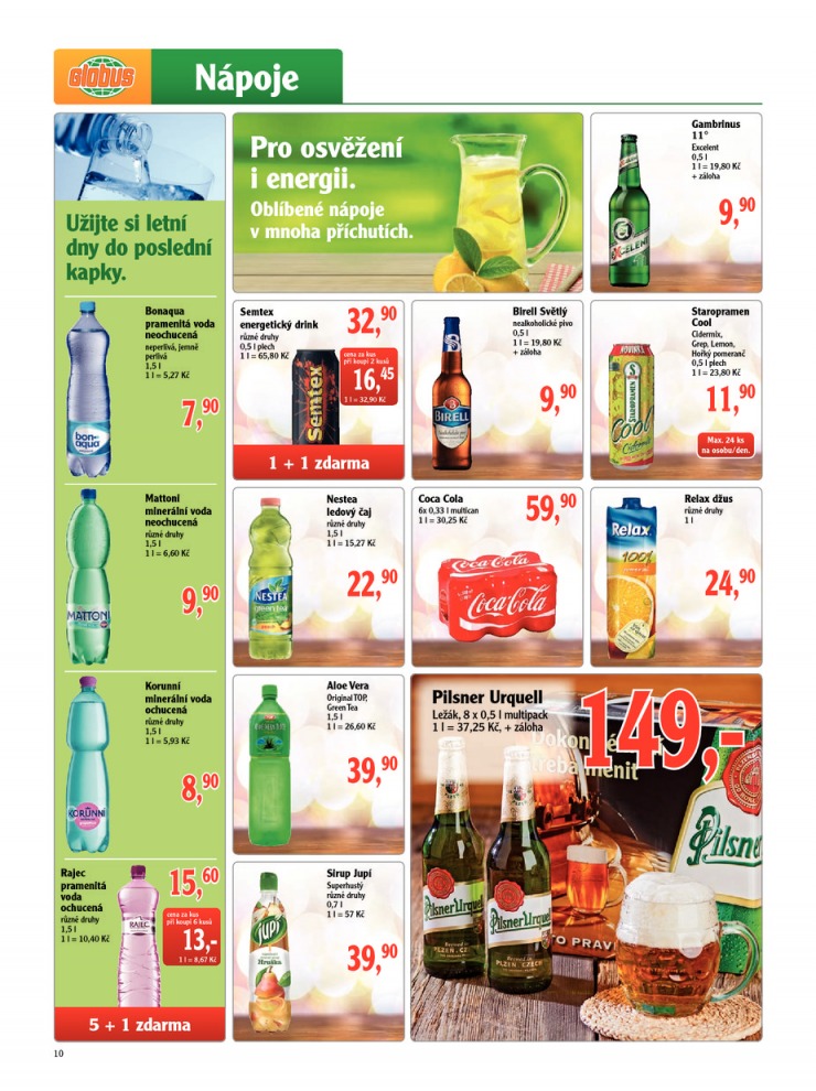 leták Globus Naše noviny od 1.8.2013 strana 1 leták Globus Naše noviny od 1.8.2013 strana 1