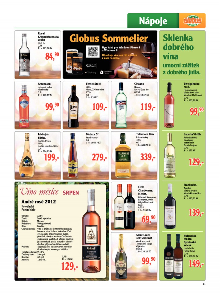 leták Globus Naše noviny od 1.8.2013 strana 1 leták Globus Naše noviny od 1.8.2013 strana 1
