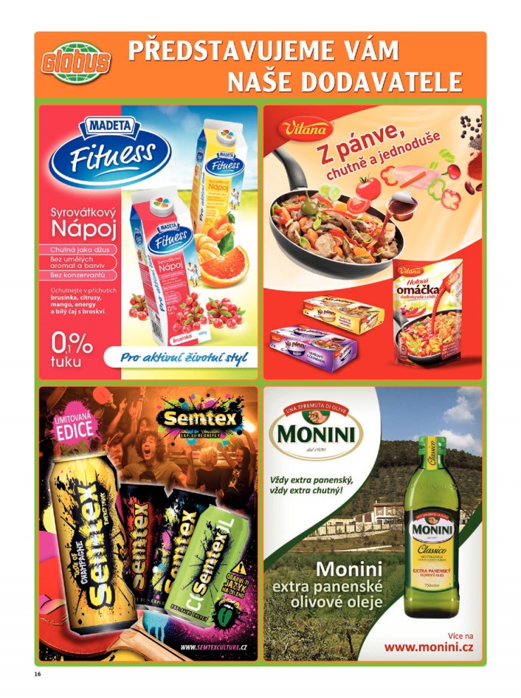 leták Globus Naše noviny od 1.8.2013 strana 1 leták Globus Naše noviny od 1.8.2013 strana 1