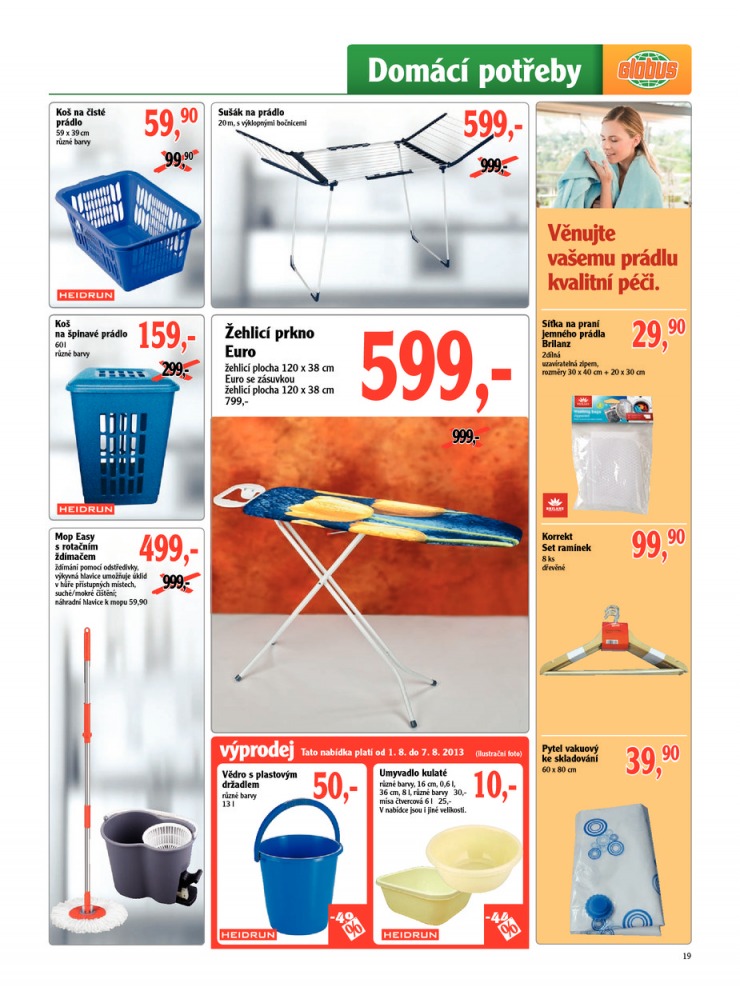 leták Globus Naše noviny od 1.8.2013 strana 1 leták Globus Naše noviny od 1.8.2013 strana 1