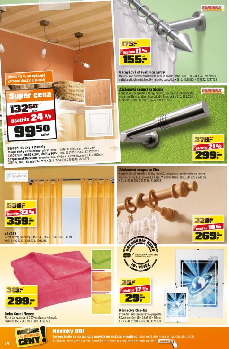 leták OBI Aktuální leták od 1.8.2013 strana 1 leták OBI Aktuální leták od 1.8.2013 strana 1