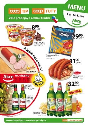letk COOP Tuty Tip od 1.8.2013 strana 1