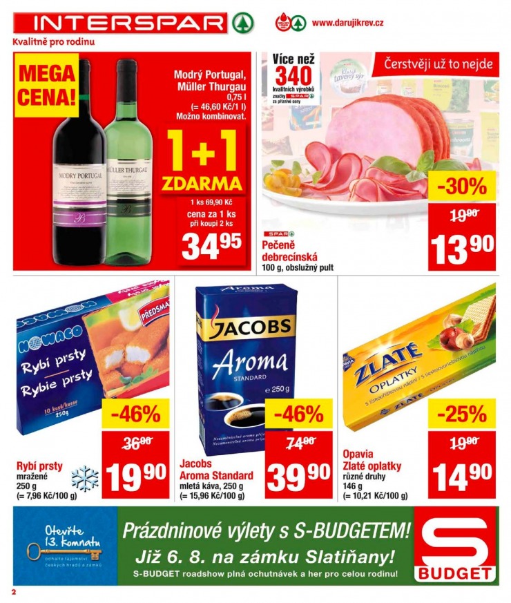 leták Interspar Akční nabídka od 7.8.2013 strana 1 leták Interspar Akční nabídka od 7.8.2013 strana 1