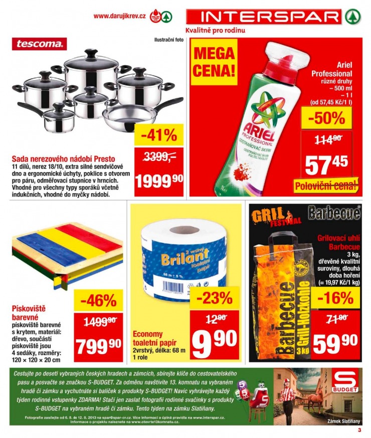 leták Interspar Akční nabídka od 7.8.2013 strana 1 leták Interspar Akční nabídka od 7.8.2013 strana 1