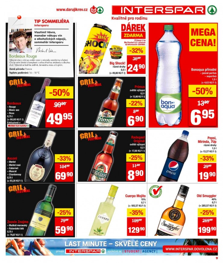 leták Interspar Akční nabídka od 7.8.2013  strana 1 leták Interspar Akční nabídka od 7.8.2013 strana 1