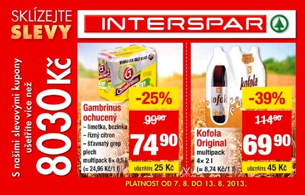 letk Interspar kuponov knka od 7.8.2013 strana 1