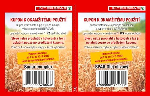 let�k Interspar kuponov� kn�ka od 7.8.2013 strana 1