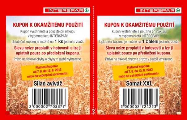 let�k Interspar kuponov� kn�ka od 7.8.2013 strana 1