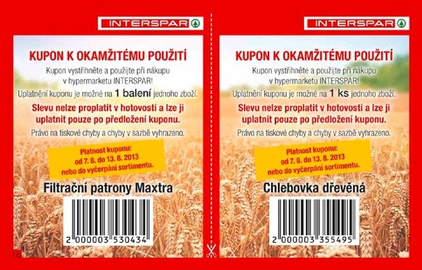 let�k Interspar kuponov� kn�ka od 7.8.2013 strana 1