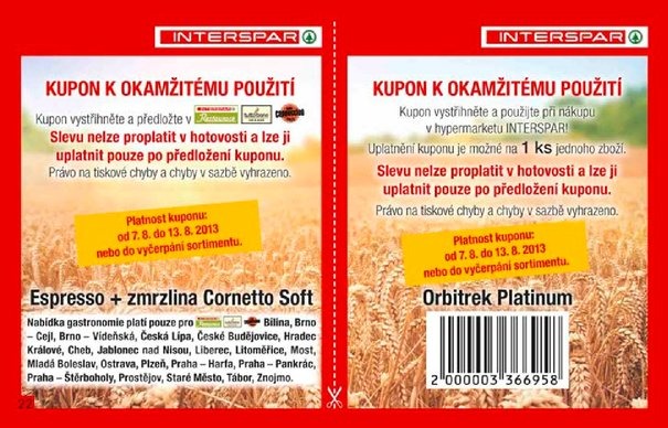 let�k Interspar kuponov� kn�ka od 7.8.2013 strana 1