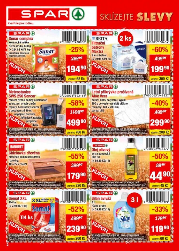 leták Interspar nabídka Spar od 7.8.2013 strana 1 leták Interspar nabídka Spar od 7.8.2013 strana 1