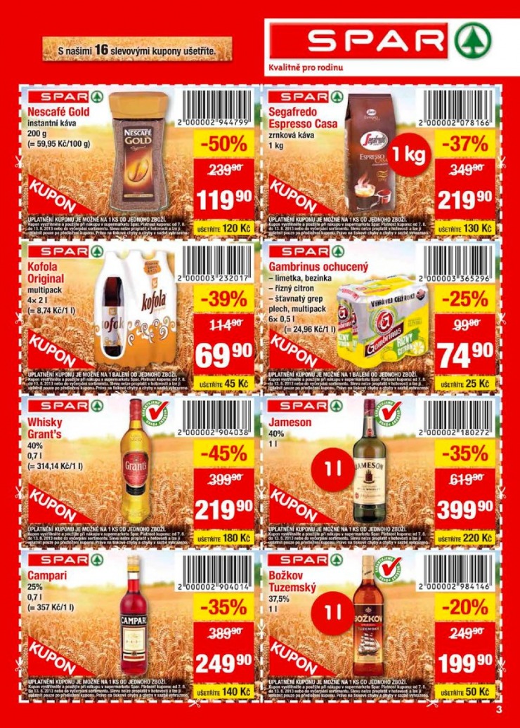 leták Interspar nabídka Spar od 7.8.2013 strana 1 leták Interspar nabídka Spar od 7.8.2013 strana 1