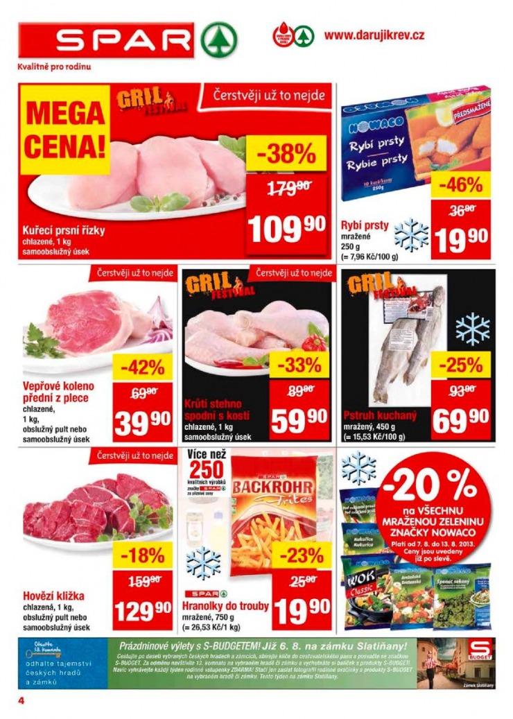leták Interspar nabídka Spar od 7.8.2013 strana 1 leták Interspar nabídka Spar od 7.8.2013 strana 1