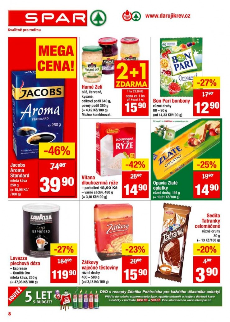 letk Interspar nabdka Spar od 7.8.2013 strana 1