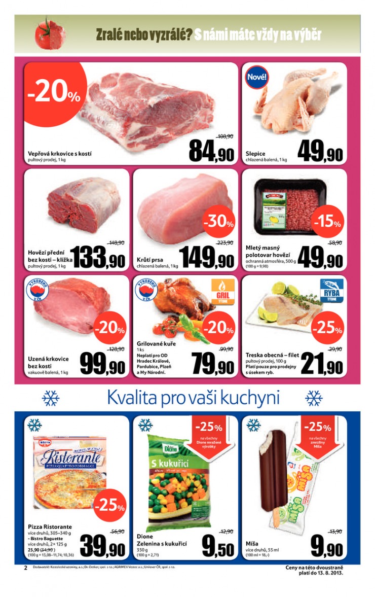 leták Tesco velké hypermarkety od 7.8.2013 strana 1 leták Tesco velké hypermarkety od 7.8.2013 strana 1