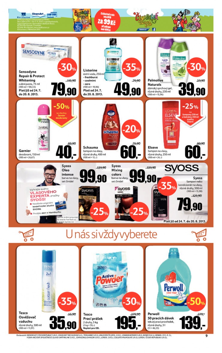 leták Tesco velké hypermarkety od 7.8.2013 strana 1 leták Tesco velké hypermarkety od 7.8.2013 strana 1