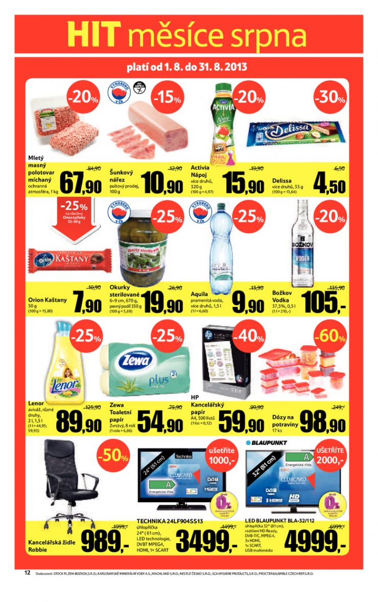 leták Tesco velké hypermarkety od 7.8.2013 strana 1 leták Tesco velké hypermarkety od 7.8.2013 strana 1