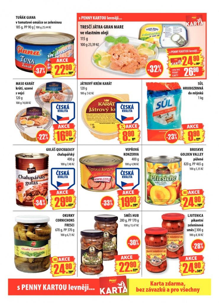 let�k Penny Aktu�ln� nab�dka od 5.8.2013 strana 1