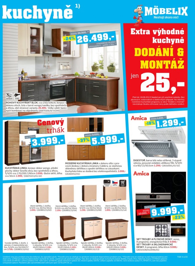 leták Mobelix Aktuální prospekt od 5.8.2013 strana 1 leták Mobelix Aktuální prospekt od 5.8.2013 strana 1