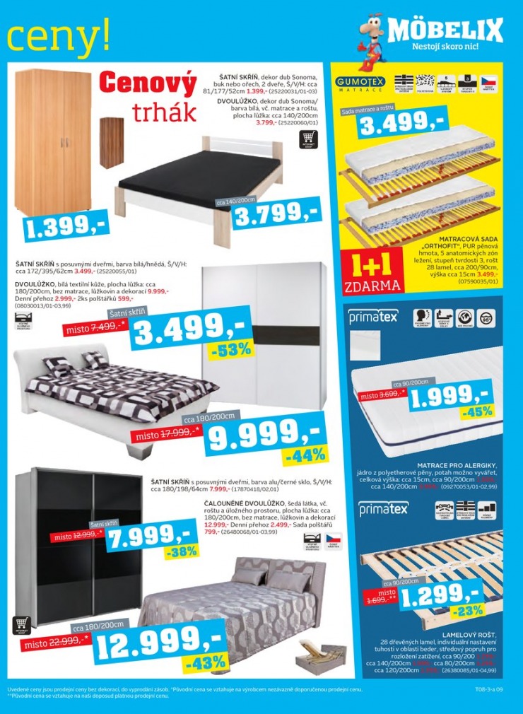 leták Mobelix Aktuální prospekt od 5.8.2013 strana 1 leták Mobelix Aktuální prospekt od 5.8.2013 strana 1