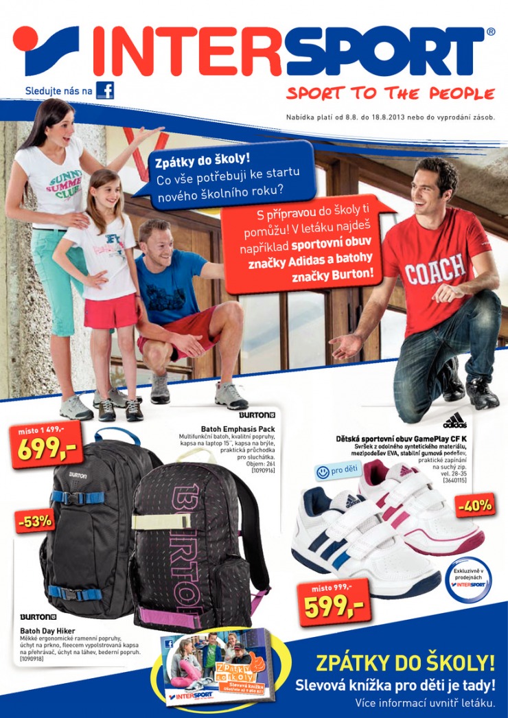 letk Intersport Aktuln letk od 8.8.2013 strana 1