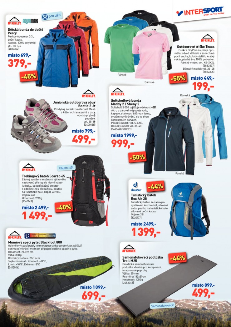 leták Intersport Aktuální leták od 8.8.2013 strana 1 leták Intersport Aktuální leták od 8.8.2013 strana 1
